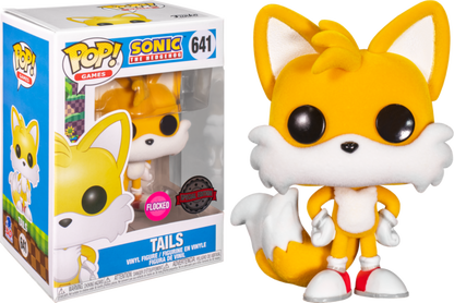 Sonic the Hedgehog - Tails Flocked US Exclusive Pop! Vinyl #641