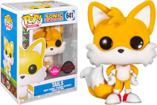 Sonic the Hedgehog - Tails Flocked US Exclusive Pop! Vinyl #641