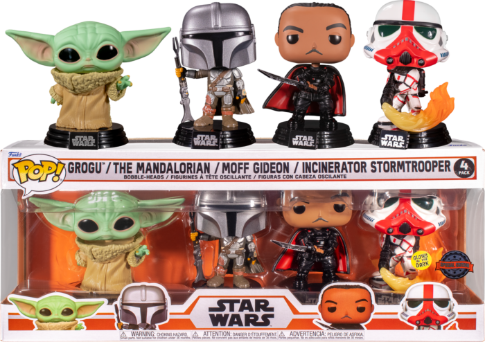 Star Wars: The Mandalorian - US Exclusive Pop! Vinyl 4-pack