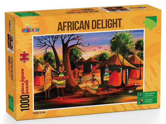 Funbox Puzzle African Delight Puzzle 1,000 pieces