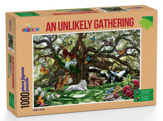 Funbox Puzzle An Unlikely Gathering Puzzle 1,000 pieces