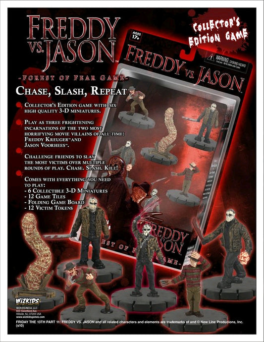 Heroclix - Freddy Vs Jason Forest of Fear Game - Ozzie Collectables