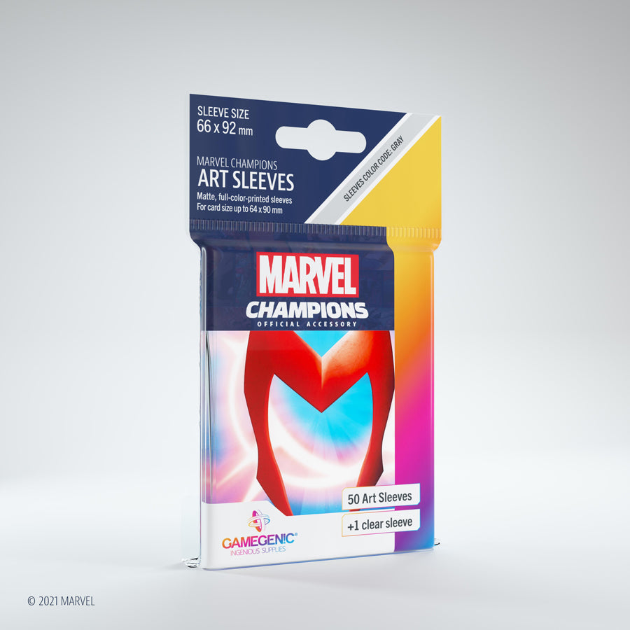 Gamegenic Marvel Champions Art Sleeves Scarlet Witch