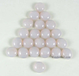 Gaming Stones Crystal Pink Glass Stones (Qty 23-27) in 4" Tube