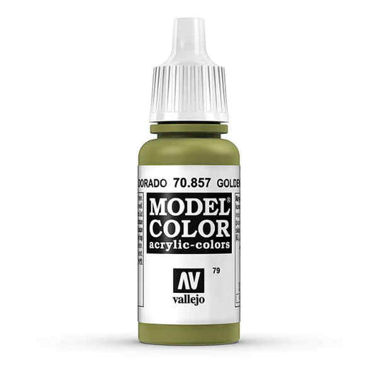Vallejo Model Colour Golden Olive 17 ml - Ozzie Collectables