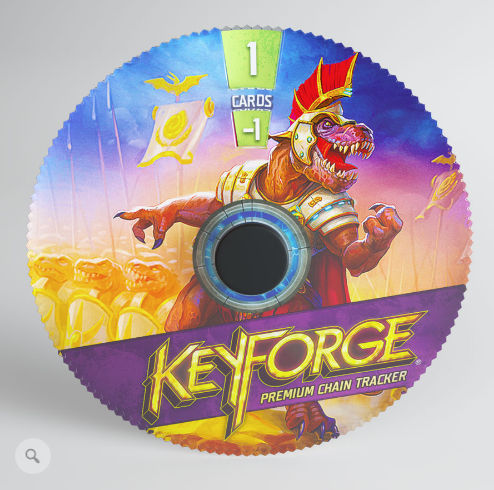 KeyForge Premium Chain Tracker Saurian - Ozzie Collectables