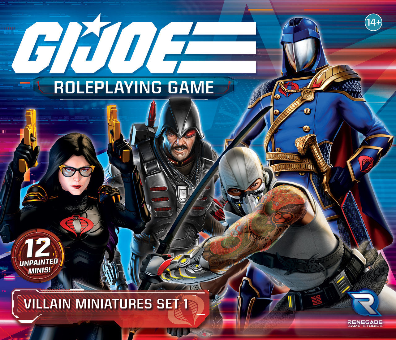 GI JOE Roleplaying Game Villain Miniatures Set 1