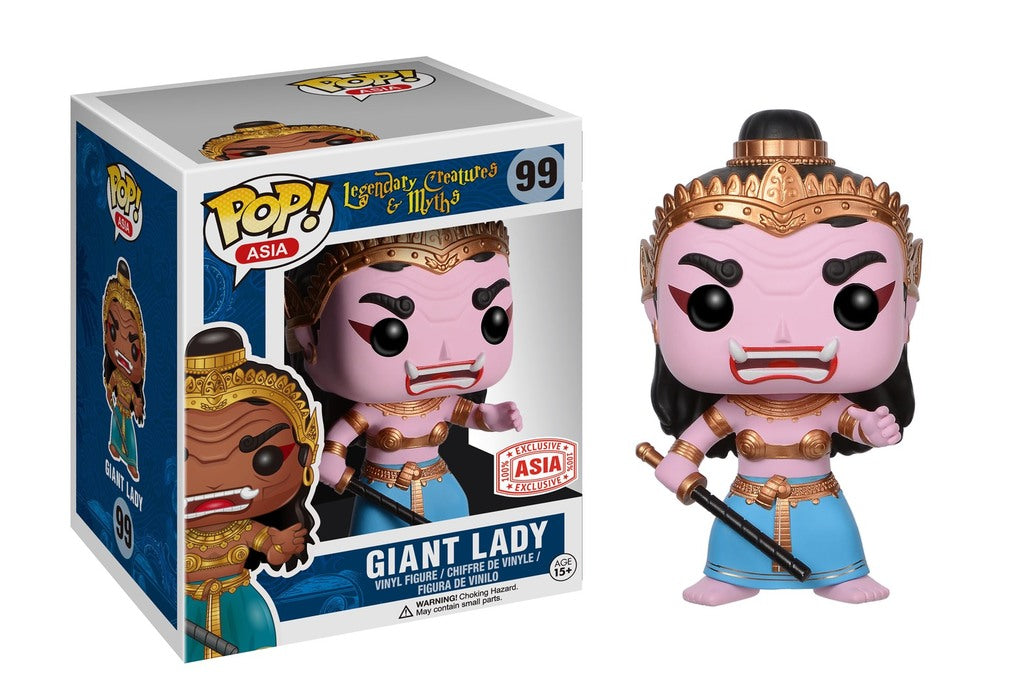 Giant Lady (Light Pink) - Legendary Creatures & Myths POP! Asia Exclusive Vinyl - Ozzie Collectables