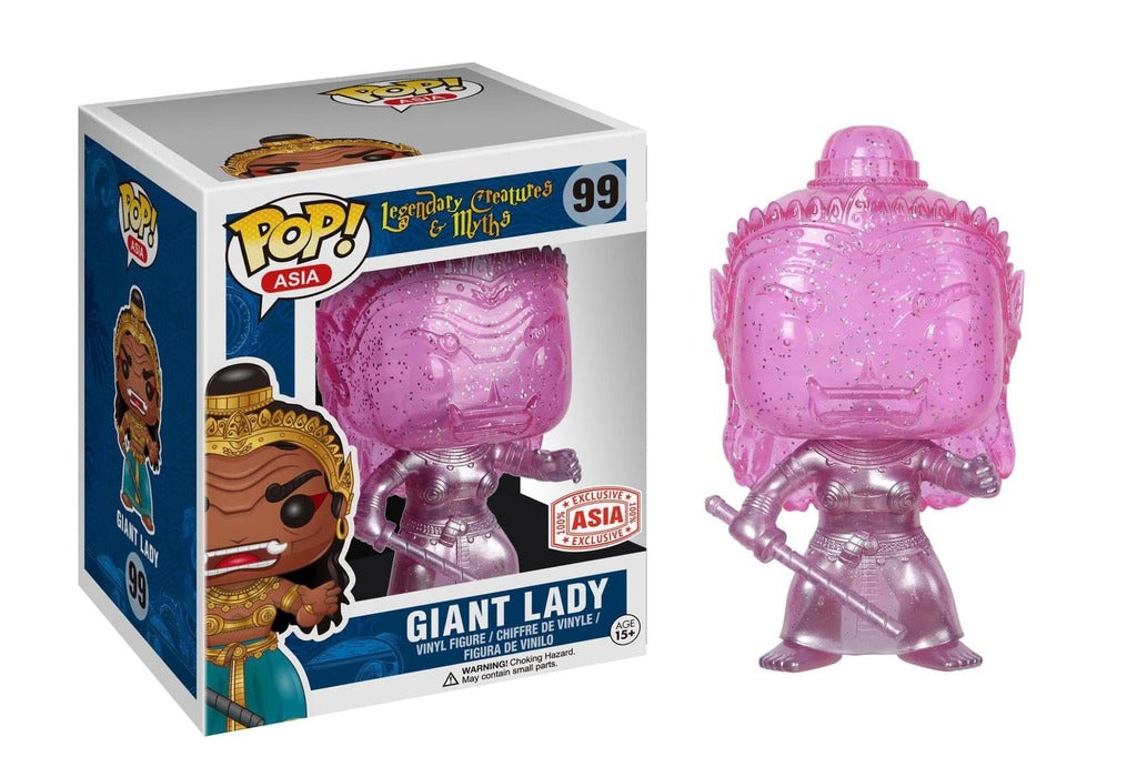 Giant Lady (Glitter Pink) - Legendary Creatures & Myths POP! Asia Exclusive Vinyl - Ozzie Collectables