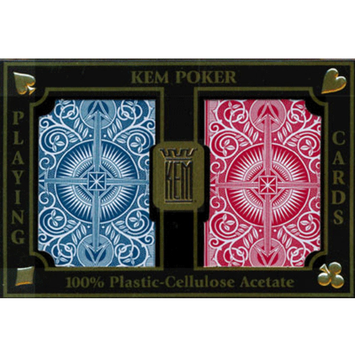 Kem Arrow Red/Blue Narrow Jumbo Playing Cards