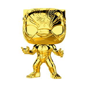 Marvel Studios 10th Anniversary - Black Panther Gold Chrome Pop! Vinyl - Ozzie Collectables