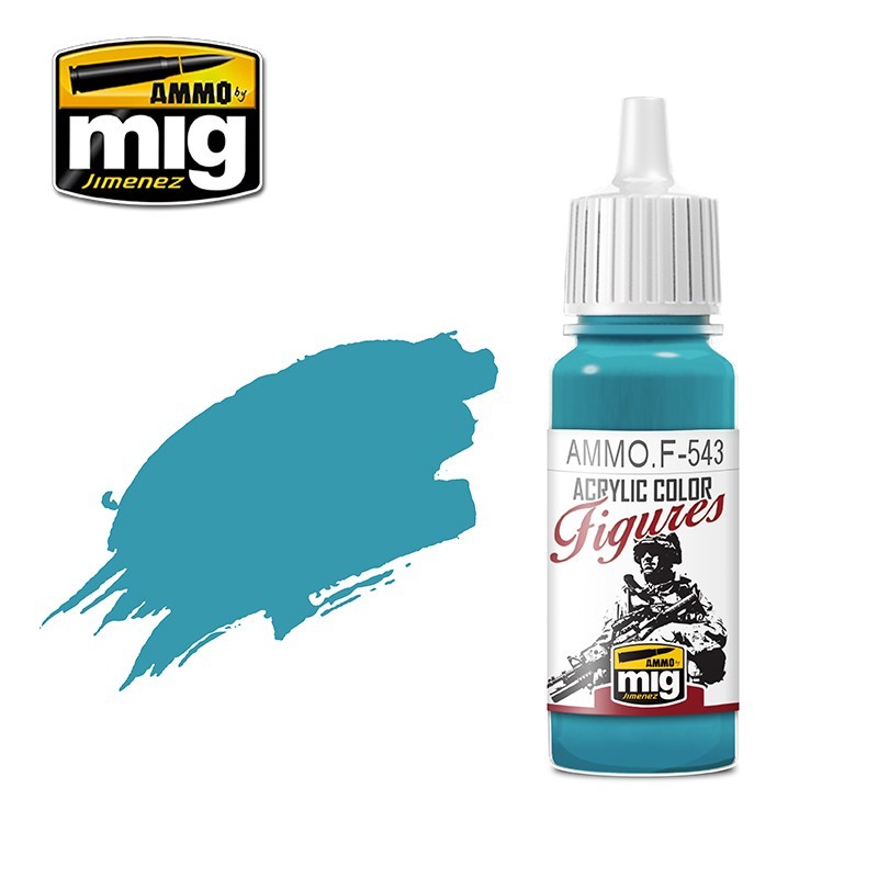 Ammo by MIG Figures Paints Green Blue 17ml