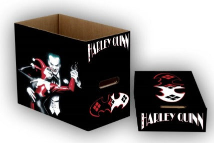 DC Comics Short Comic Book Storage Box - Harley Quinn & Joker