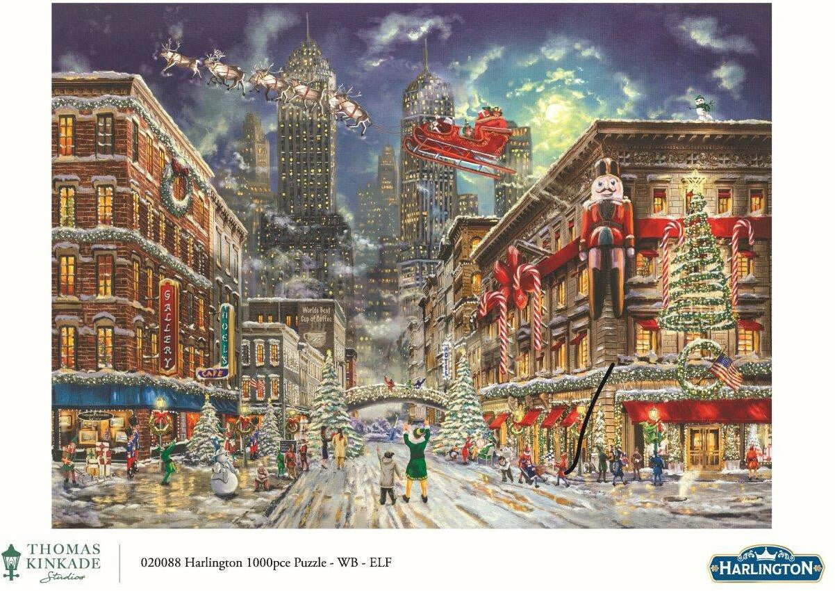 Harlington Thomas Kinkade PQ WB Elf 1000 pieces