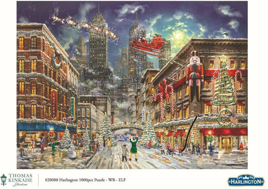 Harlington Thomas Kinkade PQ WB Elf 1000 pieces
