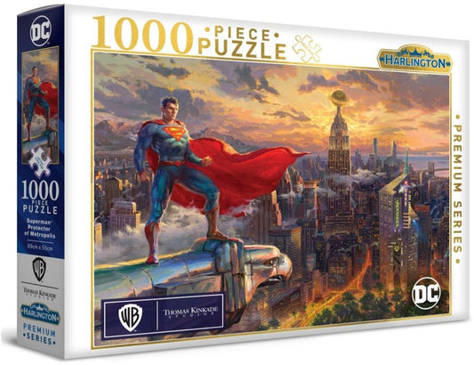Harlington Thomas Kinkade PQ DC Comics Superman Protector of Metropolis 1000 pieces