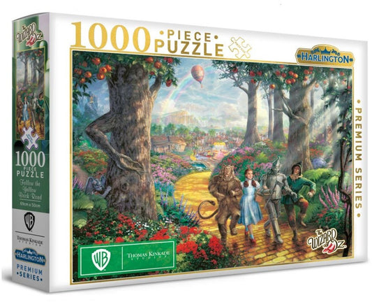 Harlington Thomas Kinkade PQ WB Follow the Yellow Brick Road 1000 pieces