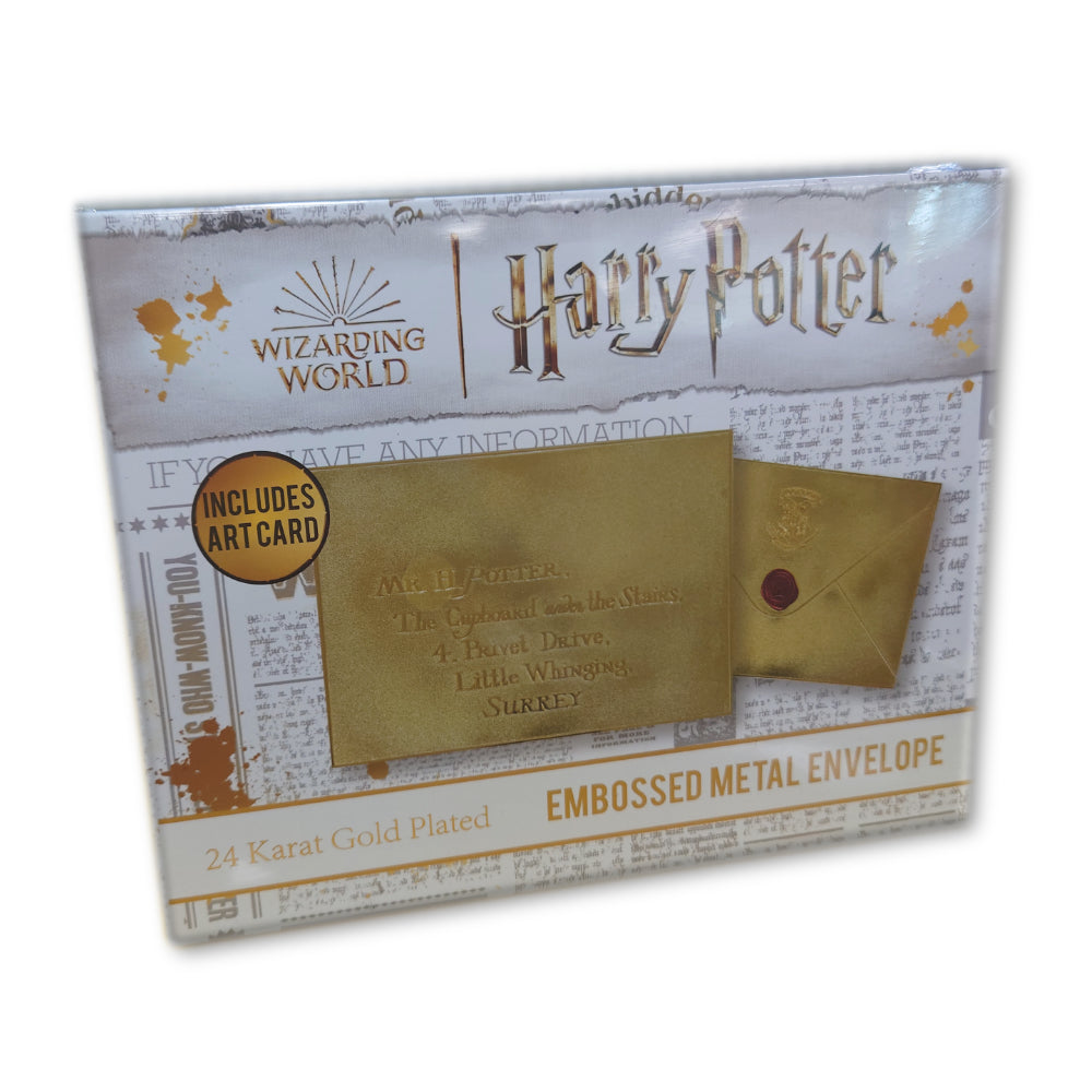 Fanattik Harry Potter Metal Replica Envelope with Red Seal