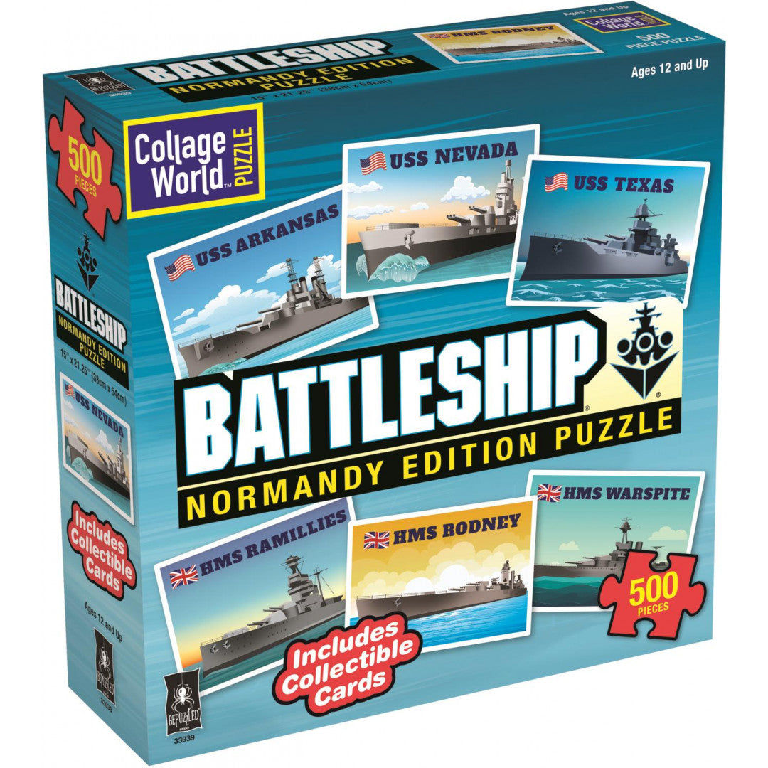 Hasbro Battleship® Collage 500pc Puzzle-  Normandy Edition