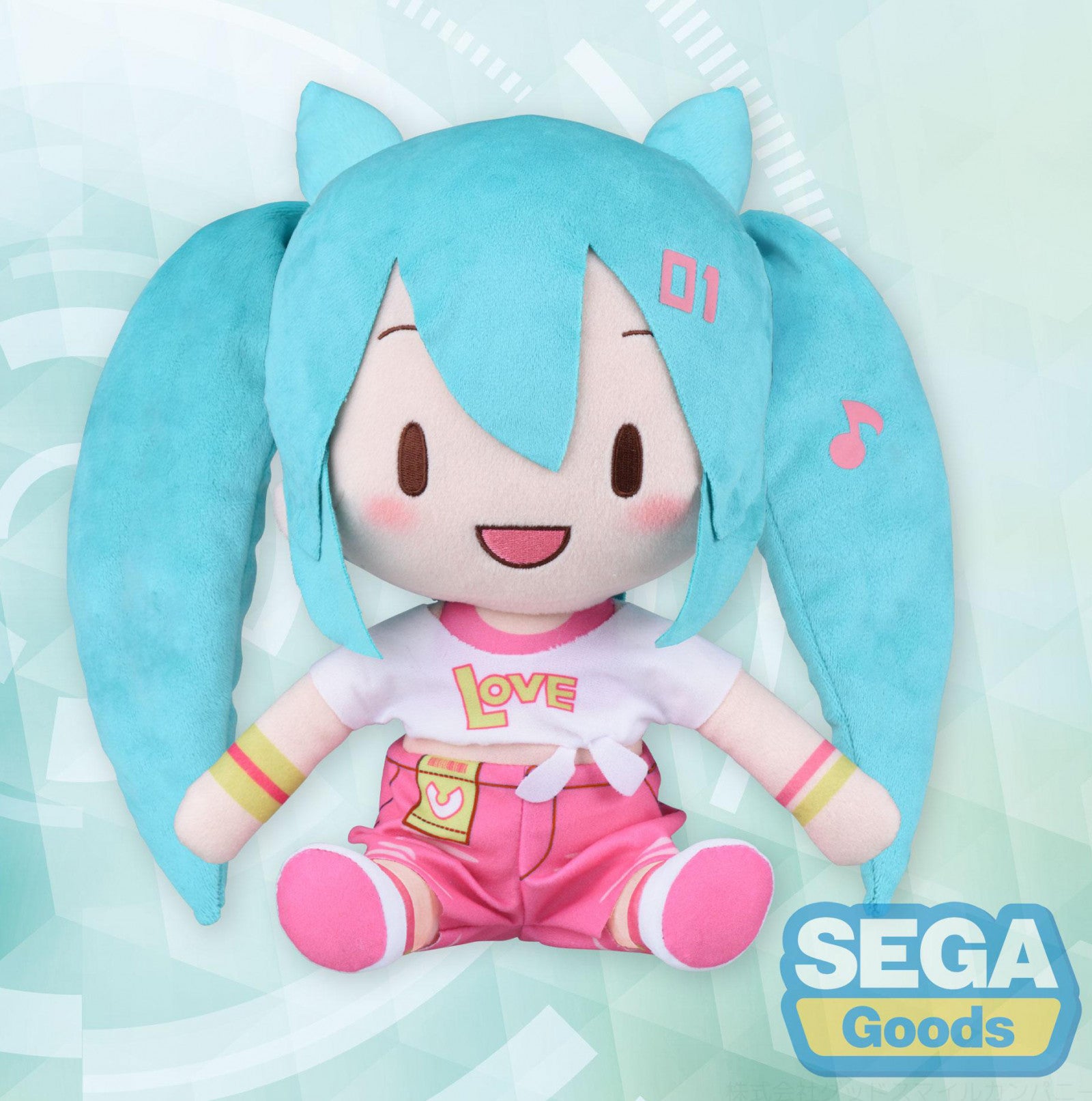 Hatsune Miku Fuwapuchi Hatsune Miku L Plush Live Cheering