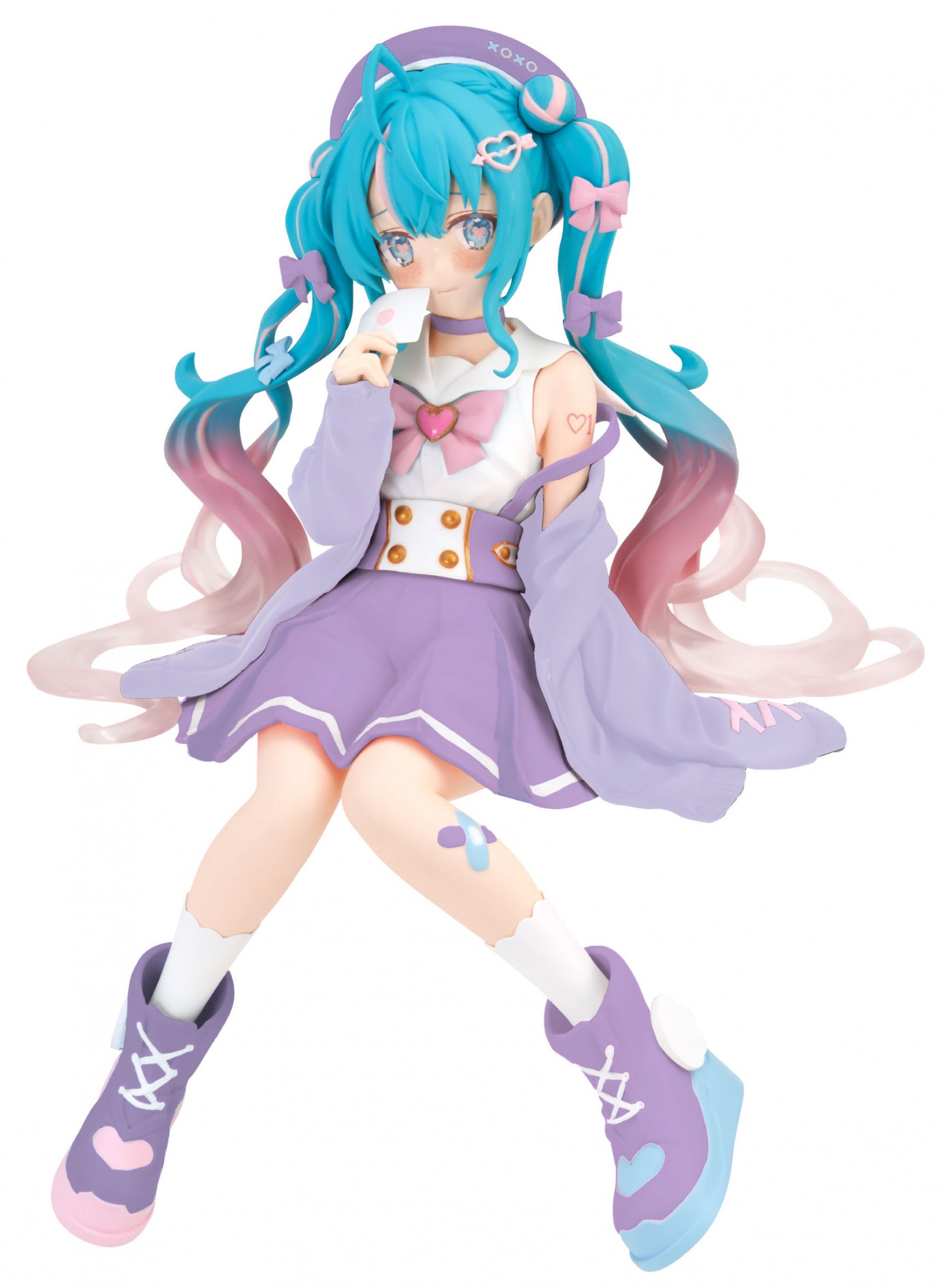 Hatsune Miku Noodle Stopper Figure Hatsune Miku Love Sailor Purple Color Version