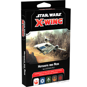 Star Wars X-Wing 2nd Edition Hotshots and Aces Reinforcements Pack