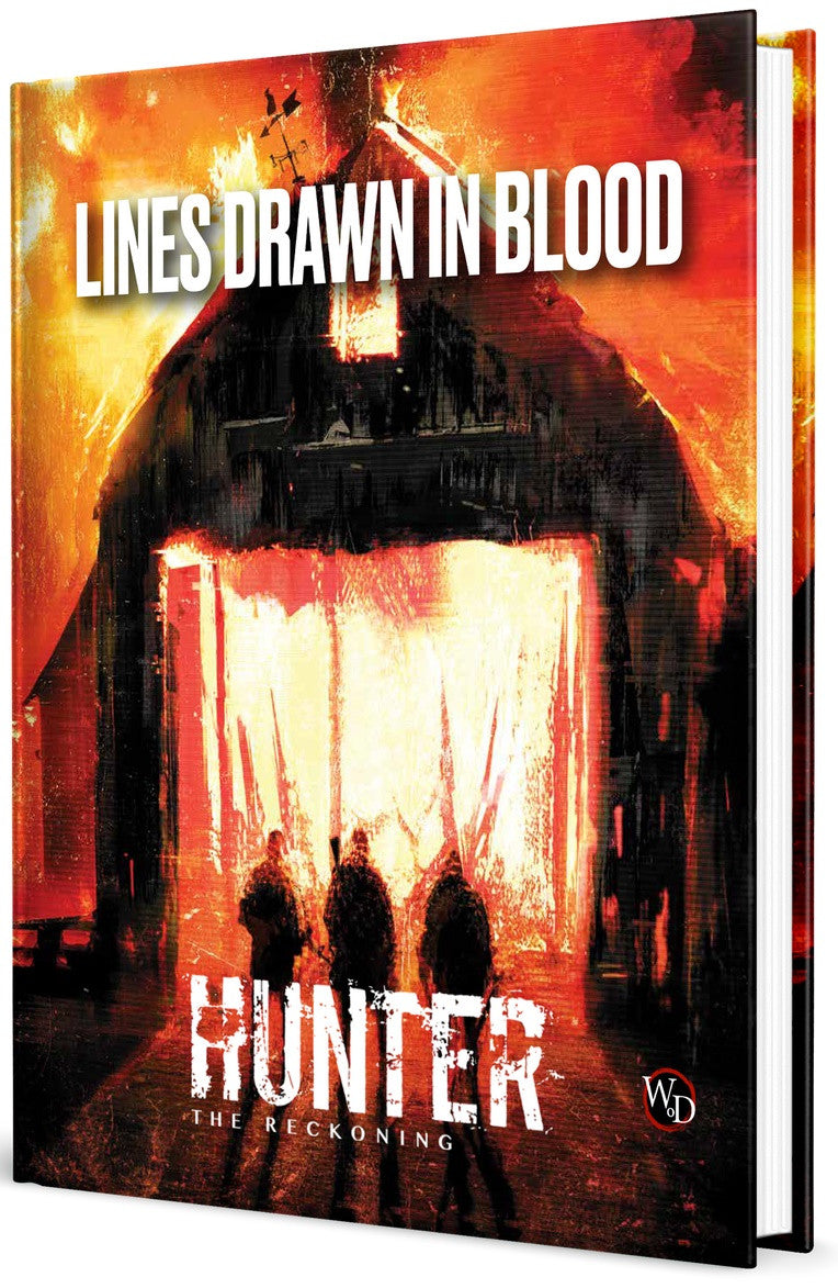 Hunter The Reckoning 5th Edition Roleplaying Game - Lines Drawn in Blood Chronicle Book