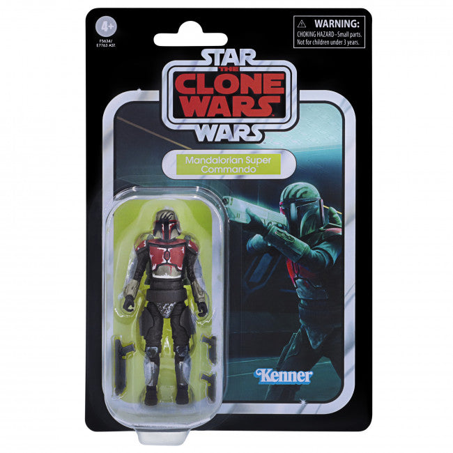 Star Wars The Vintage Collection The Clone Wars - Mandalorian Super Commando Action Figure