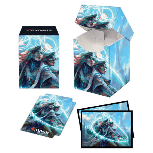 Ultra Pro 100+ Deck Box and 100ct Sleeves for MTG featuring Quadrix  (TOYFAIR 20% OFF)