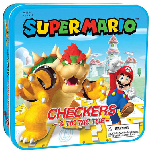 Super Mario vs Bowser Checkers & Tic Tac Toe (TOYFAIR 20% OFF)