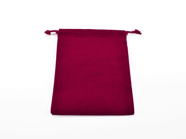 Chessex Small Suedcloth Dice Bag: Burgundy