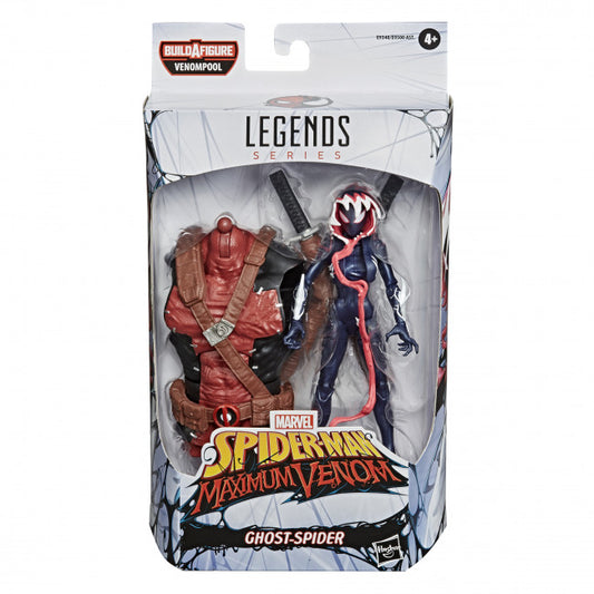 Marvel Legends Series: Spiderman Maximum Venom - Ghost-Spider Action Figure