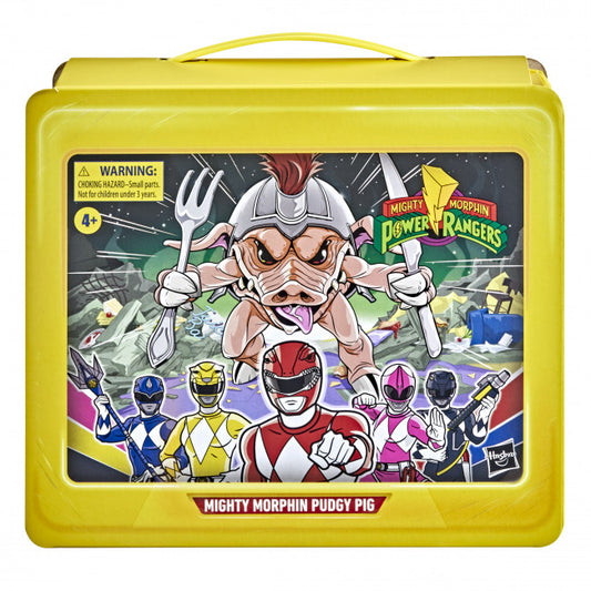 Power Rangers Lightning Collection: Mighty Morphin Pudgy Pig Collectible Action Figure in Special Edition Lunchbox-Style Package