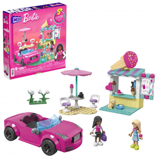 MEGA: Barbie Convertible and Ice Cream Stand