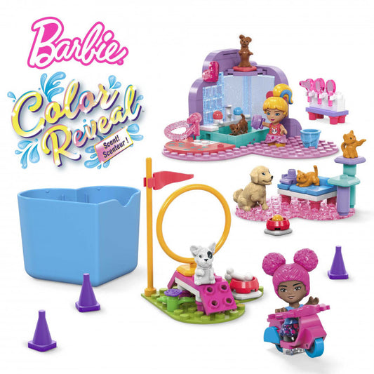 MEGA: Barbie Train N Wash Pets (Colour Reveal)
