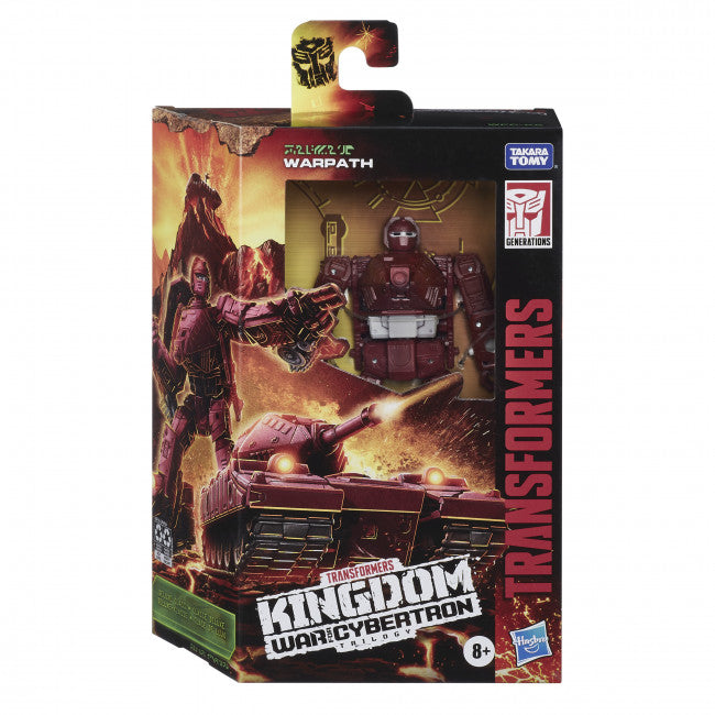 Transformers War for Cybertron Kingdom: Deluxe Class - Warpath (WFC-K6) Action Figure
