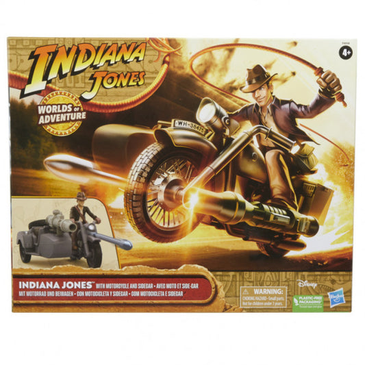 Indiana Jones: Worlds of Adventure - Indiana Jones with Motorcycle and Sidecar
