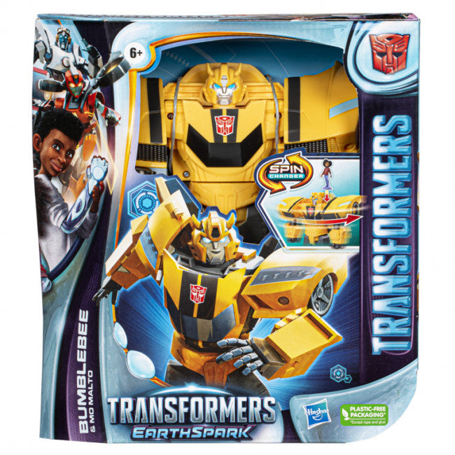 Transformers Earthspark: Spin Changer - Bumblebee and Mo Malto