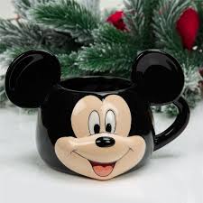DISNEY CHRISTMAS BY WIDDOP AND CO 3D MUG: MICKEY MOUSE