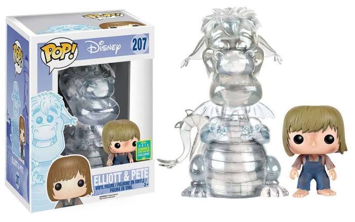 Elliott (Invisible) & Pete - Disney SDCC 2016 Exclusive 6 inch Pop! Vinyl #207 - Ozzie Collectables