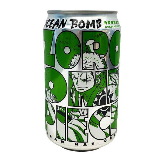 Ocean Bomb One Piece Sparkling Water - Zoro (Honey Lemon Flavour) 330ml