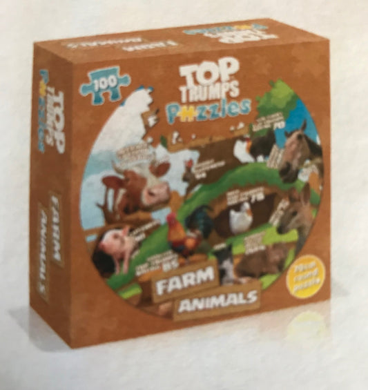 Top Trumps Puzzle: Farm Animals - Ozzie Collectables