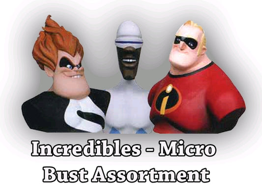 Incredibles - Micro Busts Series 1 Assortment - Ozzie Collectables