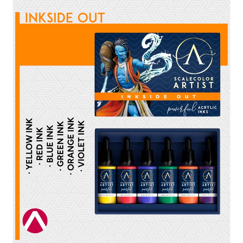 Scale 75 Scalecolor Artist Inkside Out Paint Set