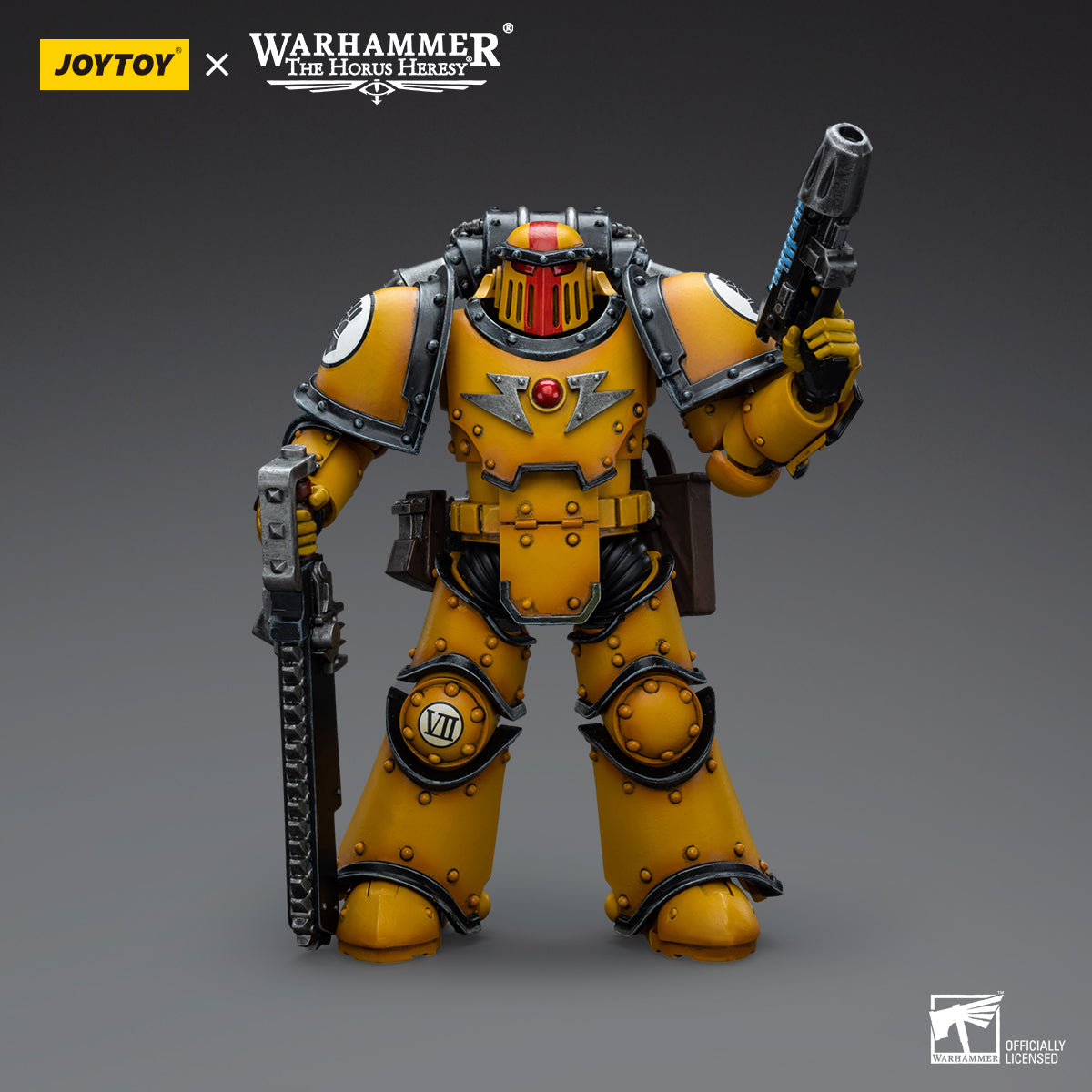 Warhammer Collectibles: 1/18 Scale Imperial Fists Legion MkIII Despoiler Squad Sgt with Pistol
