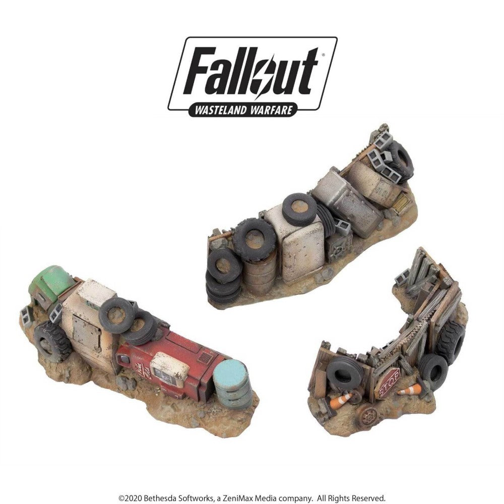 Fallout Wasteland Warfare Junk Barricades - Ozzie Collectables