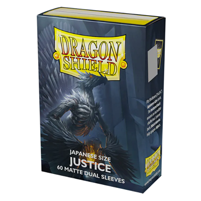 Sleeves - Dragon Shield Japanese - Box 60 - Dual Matte Justice