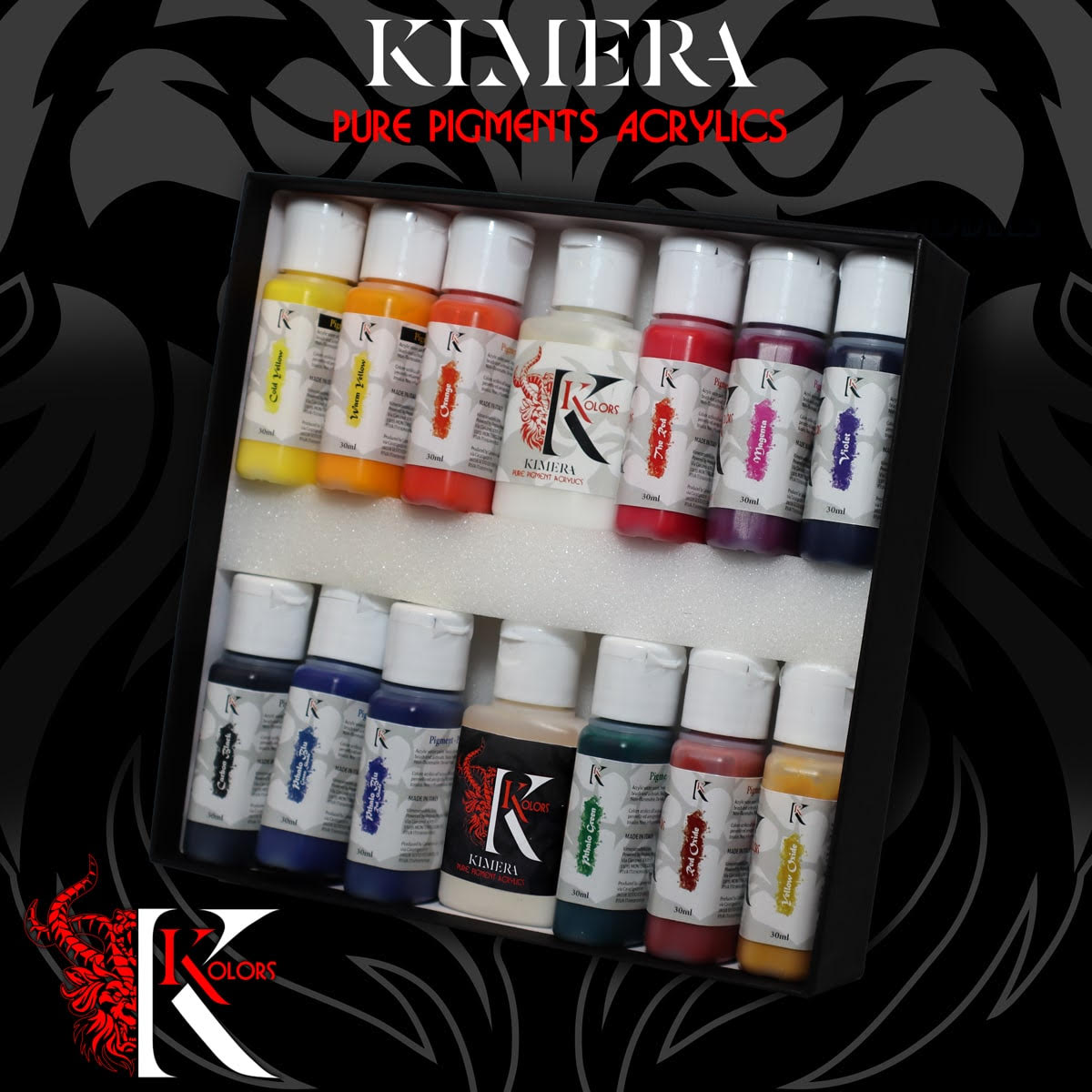 Kimera Kolors Pure Pigments Paint Set - Ozzie Collectables
