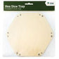 LPG Hex Dice Tray 8" Yellow