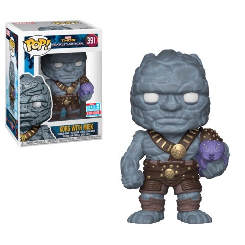 Thor Ragnarok - Korg With Miek 2018 NYCC Pop! Vinyl - Ozzie Collectables